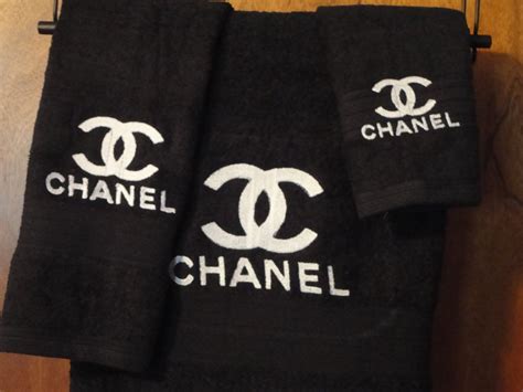 chanel hand towels